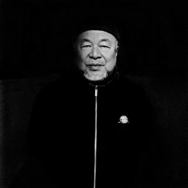 Portrait of Ai Weiwei for Valid Values, a project about Julian Assange by Richard Lahuis